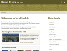 Tablet Screenshot of bernd-klenk.de